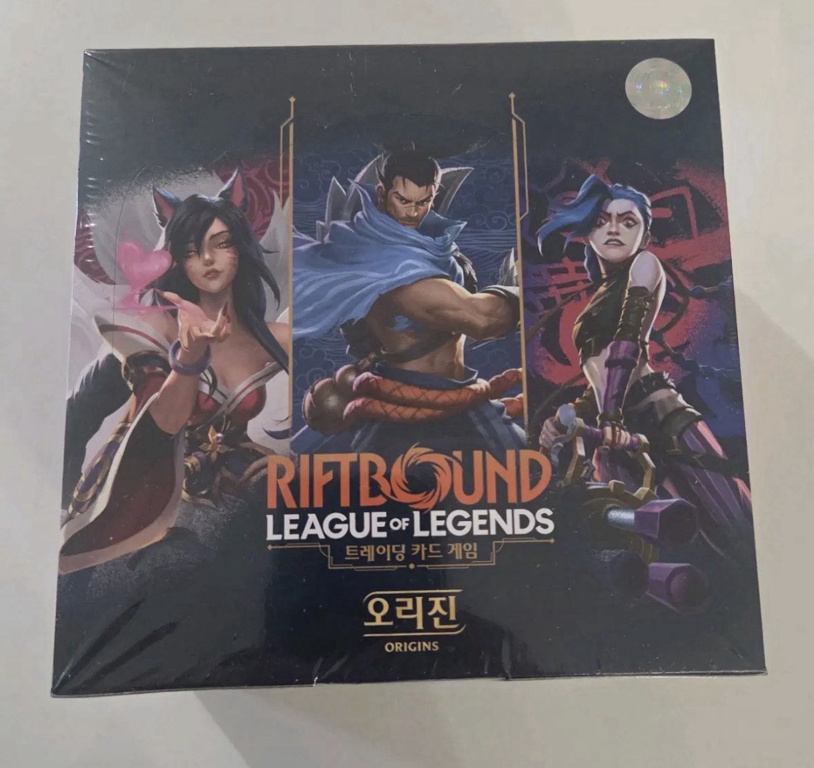 riftbound origins booster box korean (heavy box, KOREA Ahri ver)