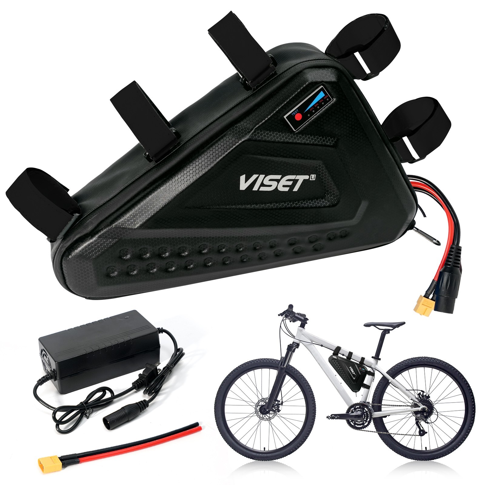 48v 20ah ebike battery VISET Electric Battery for 100W-1500W Ebike 40A BMS 48v 20ah ebike battery VISET Electric Battery for 100W-1500W Ebike 40A BMS