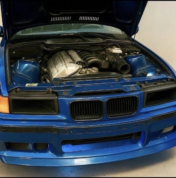 BMW E36 Headlight Shaped Air Intake Air Duct Headlight Intake L&R Pair Drift