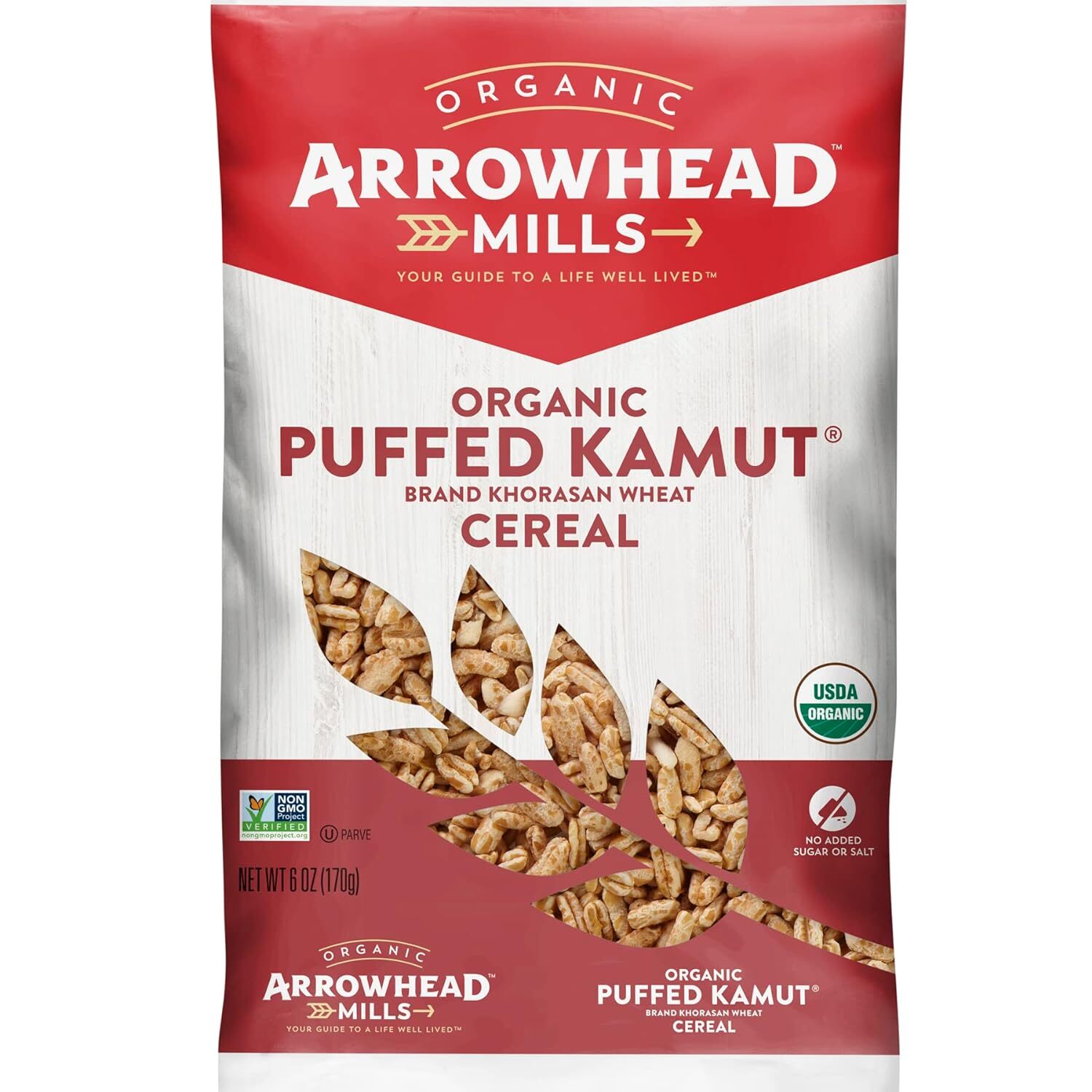 Arrowhead Mills Organic Puffed Kamut Cereal 6 oz, Pack of 2 Arrowhead Mills Organic Puffed Kamut Cereal 6 oz, Pack of 2