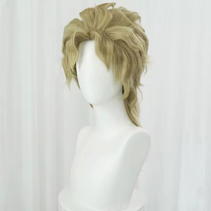 Dio Brando Cosplay Jojo Bizarre Adventure Cosplay Golden Brown Anime Wigs