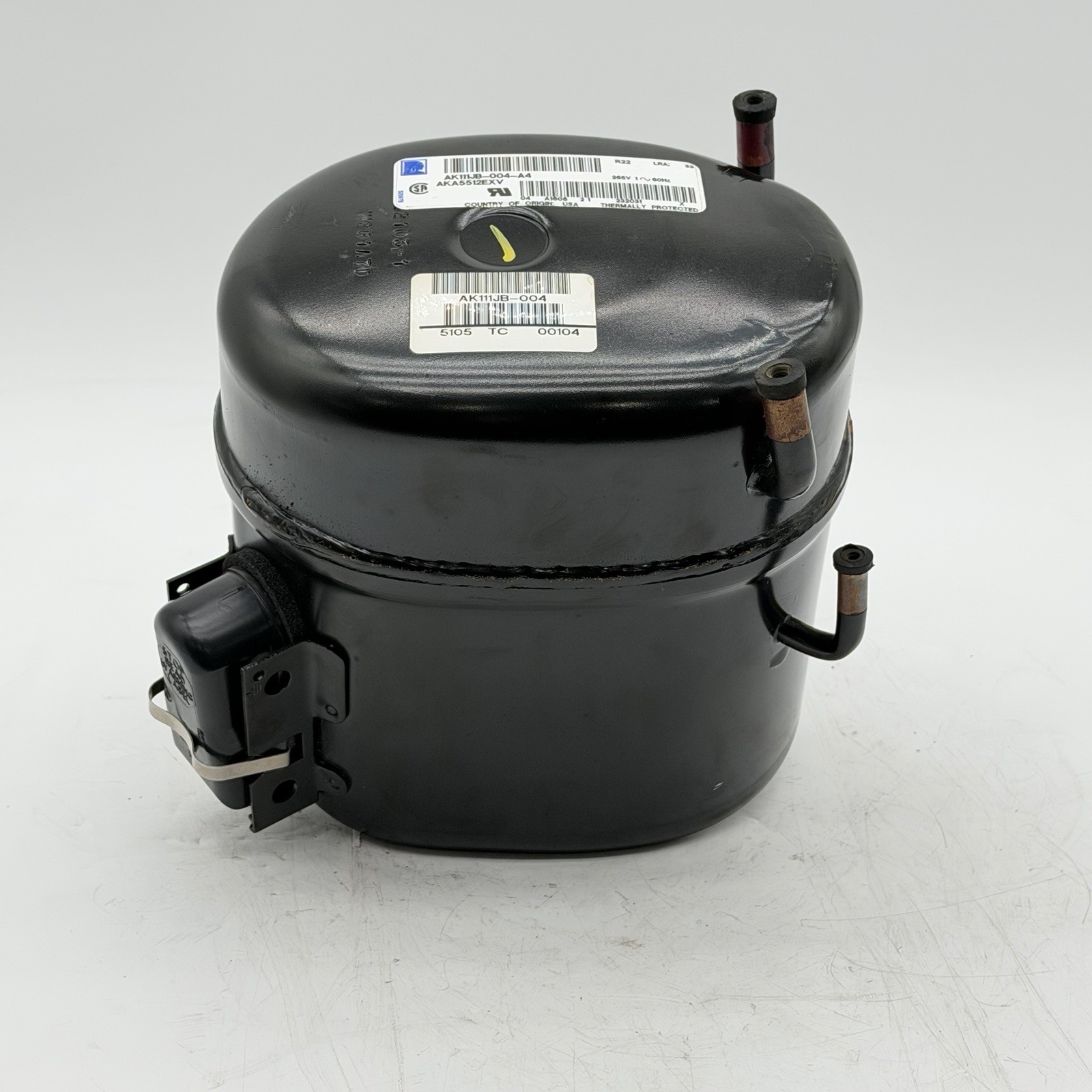 Tecumseh AKA5512EXV / AK111JB-004-A4 R22 1 HP Reciprocating Compressor Tecumseh AKA5512EXV / AK111JB-004-A4 R22 1 HP Reciprocating Compressor