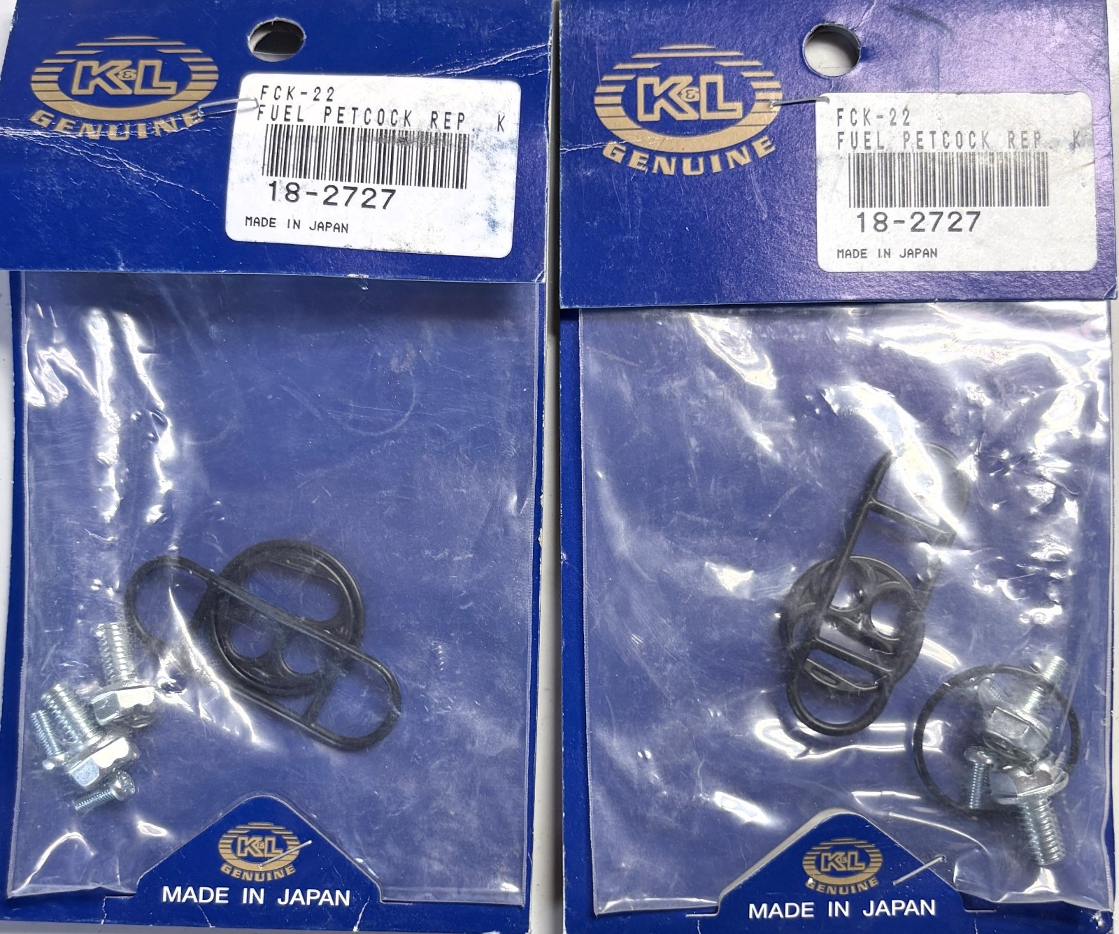 K & L Fuel Petcock Rebuild Kits 18-2727 K & L Fuel Petcock Rebuild Kits 18-2727