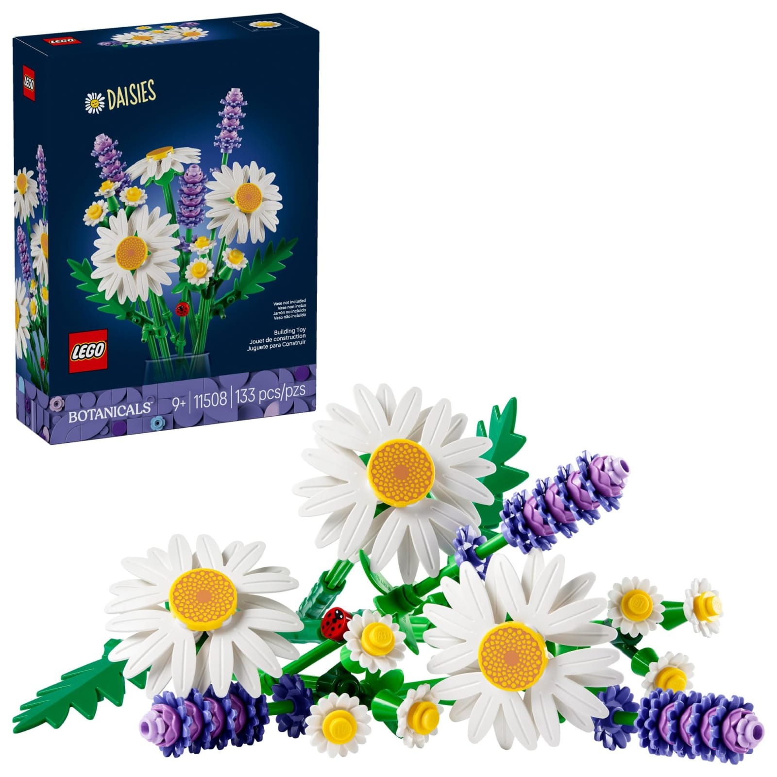 LEGO Botanicals Daisies 11508 133-Piece Artificial Flower Building Set Ages 9+ LEGO Botanicals Daisies 11508 133-Piece Artificial Flower Building Set Ages 9+