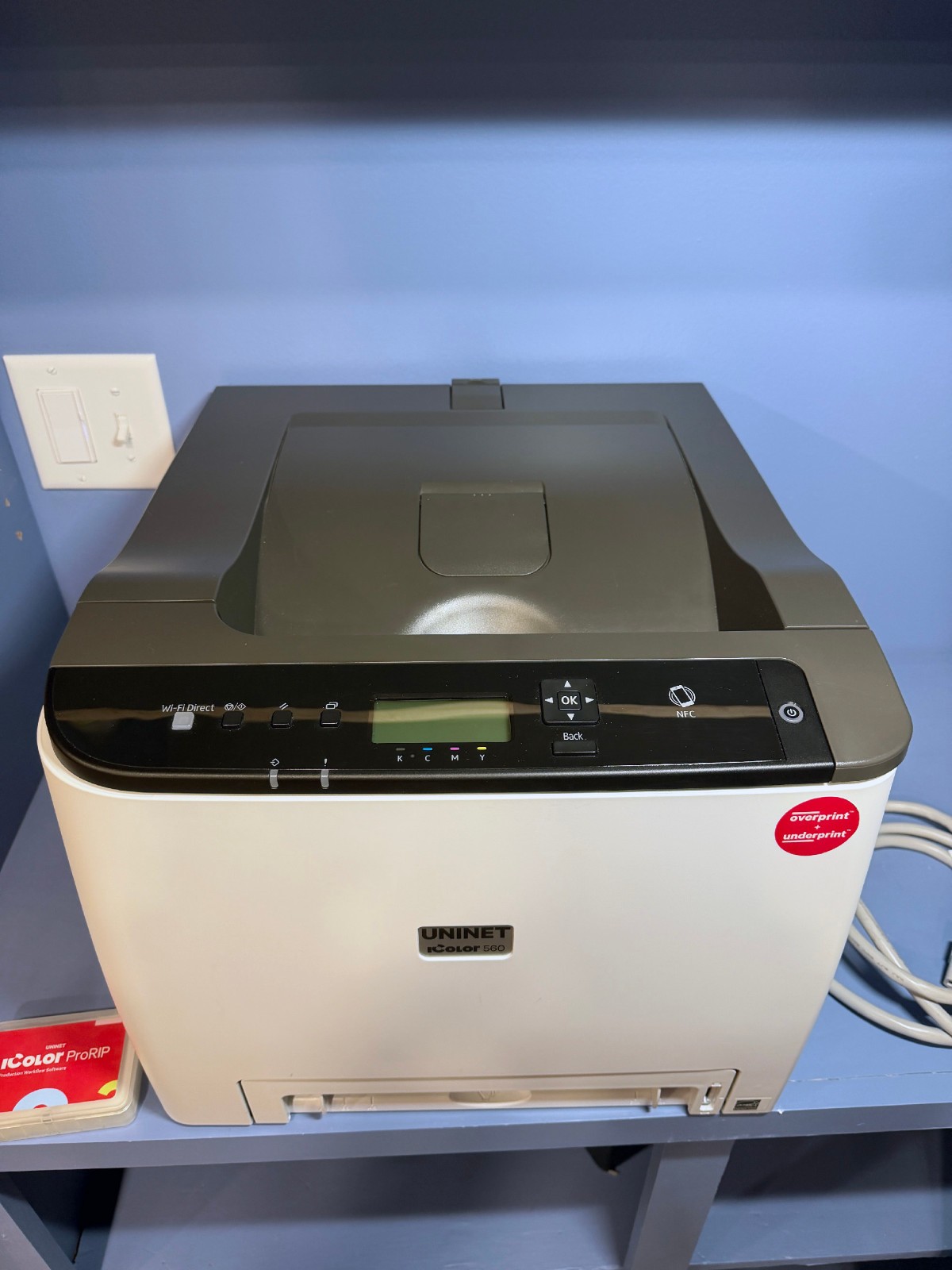 UNINET ICOLOR 560 CMYK + WHITE TONER PRINTER