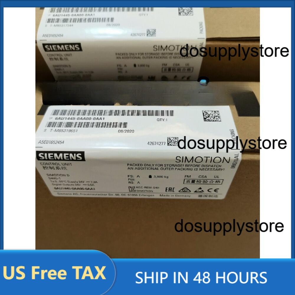 New Siemens SIMOTION DRIVE-BASED CONTROL 6AU1445-0AA00-0AA1 6AU14 45-0AA00-0AA1