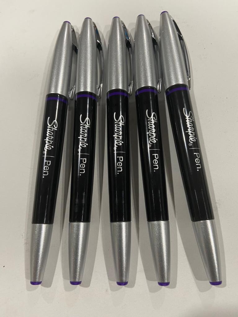 5 Pcs Of Sharpie Pen Grip, Purple (Sharpie 1767653) 5 Pcs Of Sharpie Pen Grip, Purple (Sharpie 1767653)
