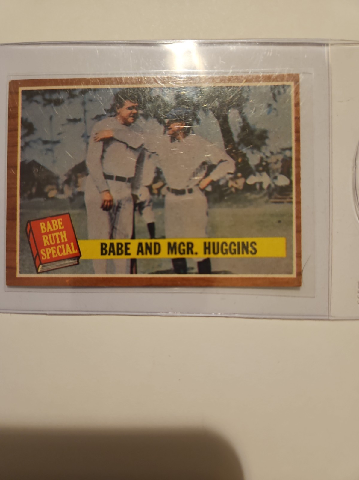 BABE RUTH 1962 TOPPS BABE RUTH SPECIAL #137 MANAGER HUGGINS YANKEES Q7360