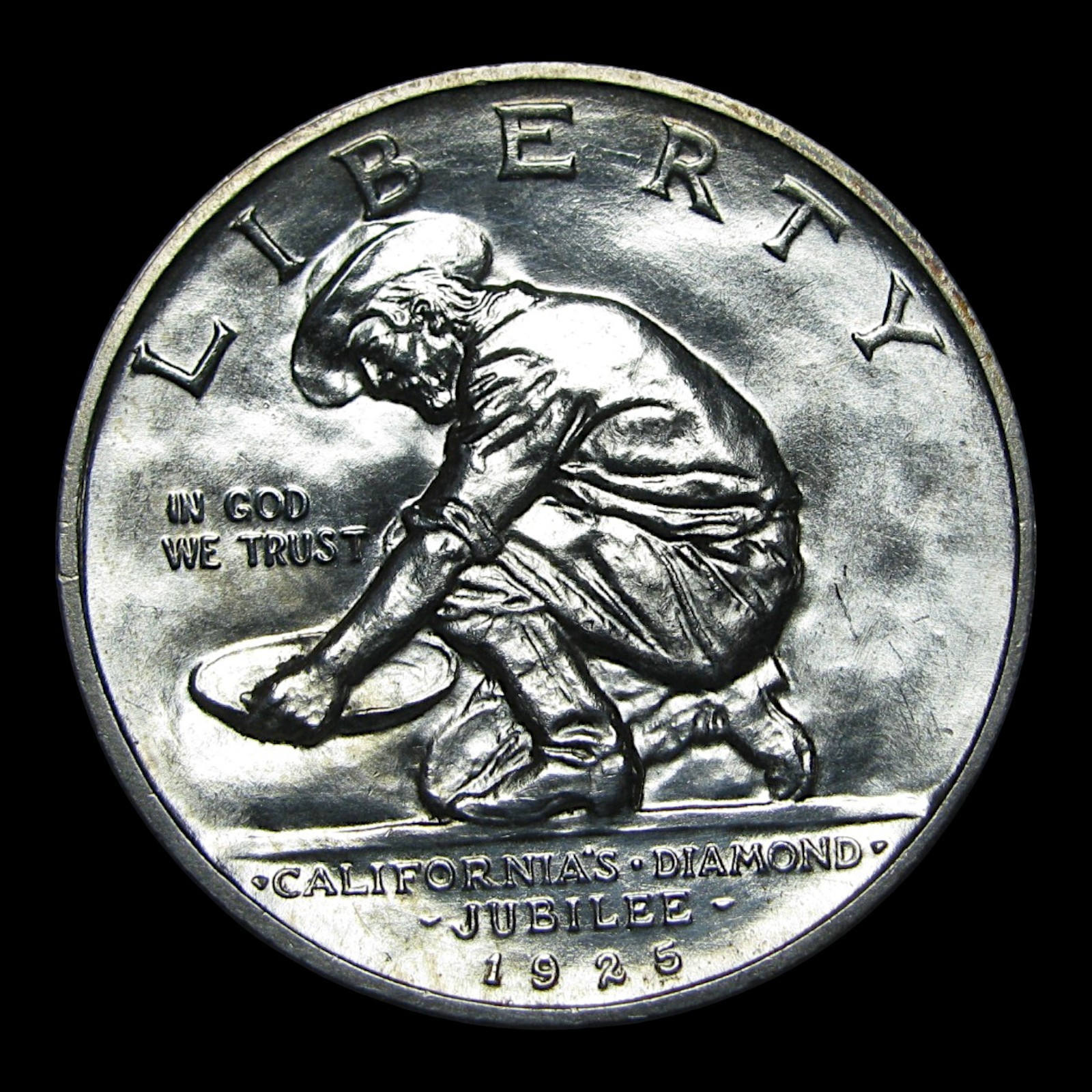 1925-S California Commemorative Half Gem BU Stunning Details Silver Coin #KK940