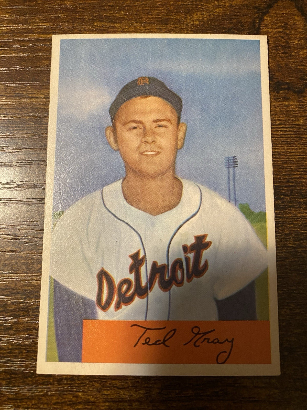 Ted Gray 1954 Bowman #71 Detroit Tigers