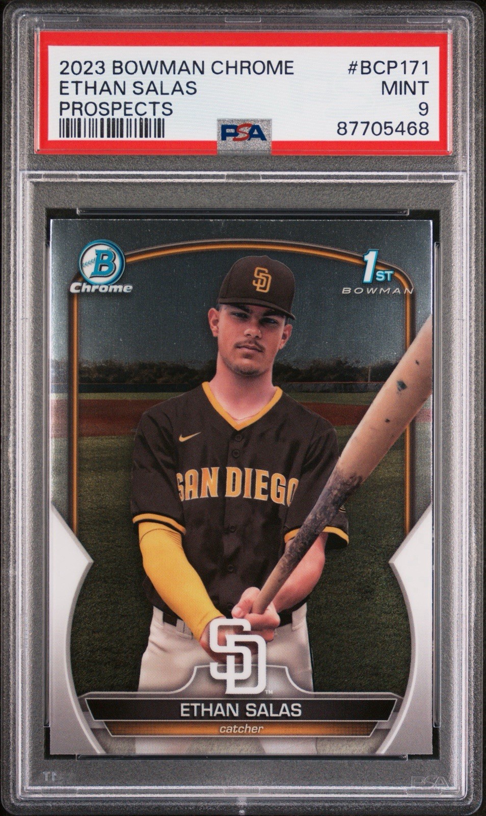 2023 Bowman Chrome - Prospects Ethan Salas #BCP-171 1st Bowman - PSA 9