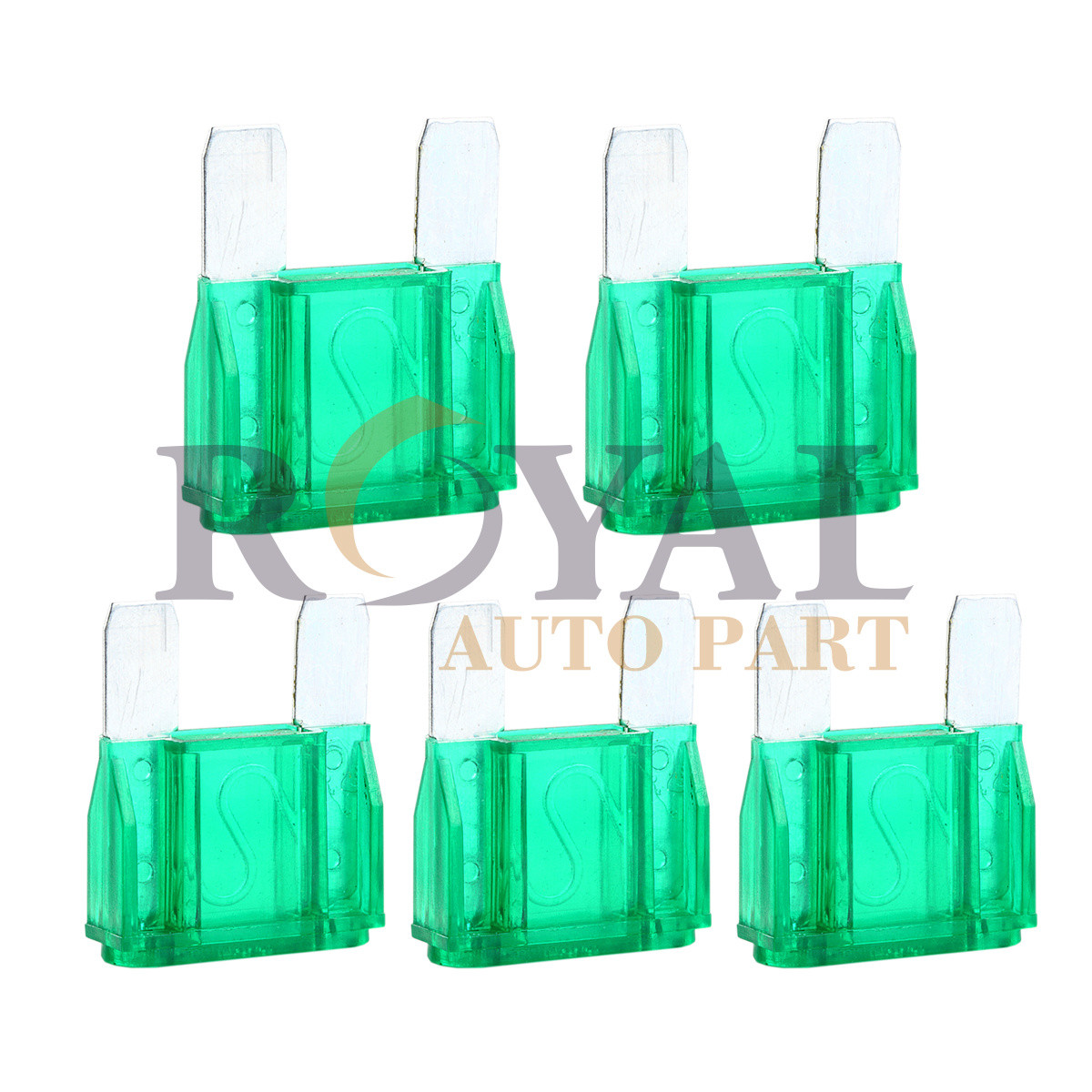 5 Pack of 30 Amp 30A Large Blade Style Audio Maxi Fuse for Car Truck  12v