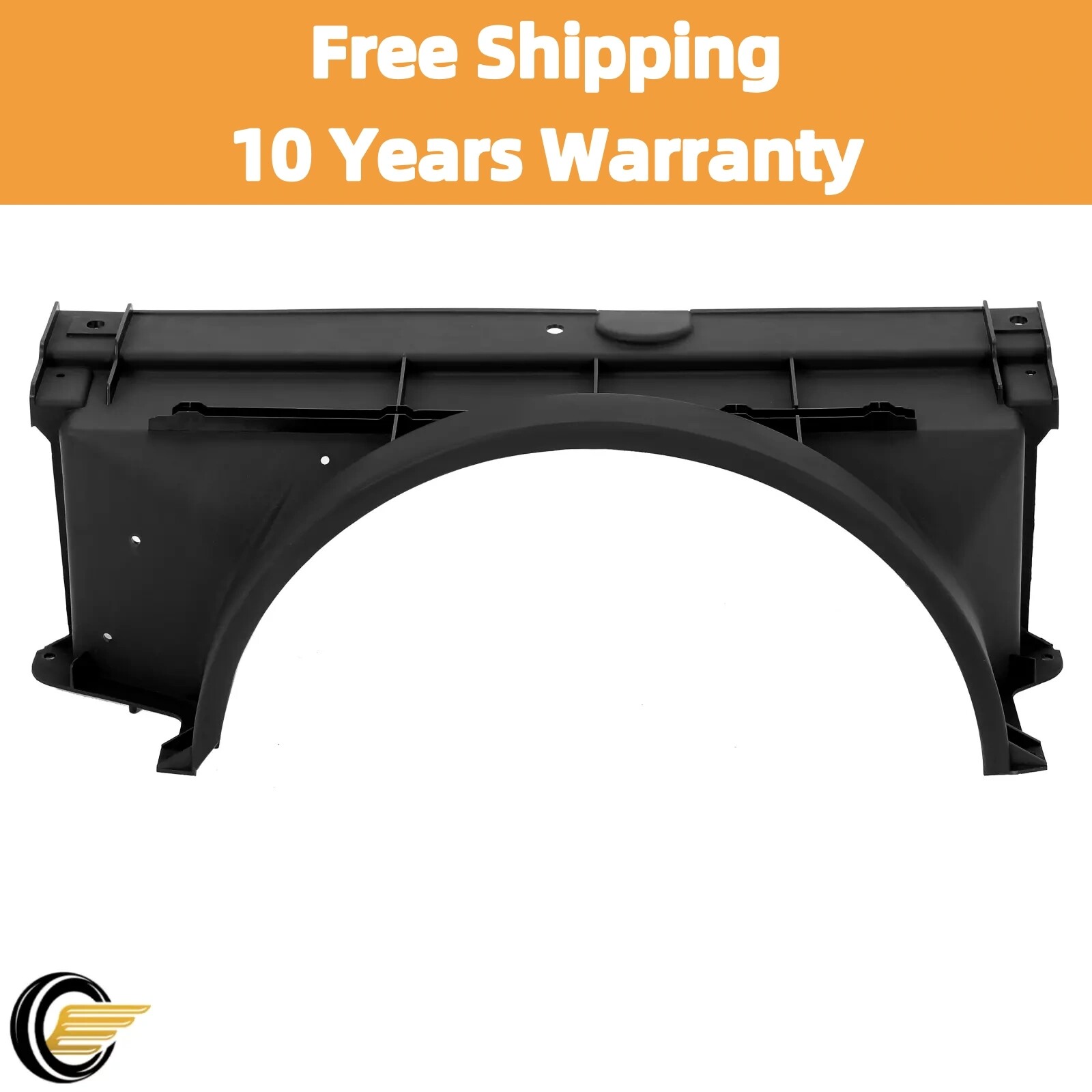 28in Upper Radiator Cooling Fan Shroud For Chevy GMC C1500 K1500 Truck 1988-1999