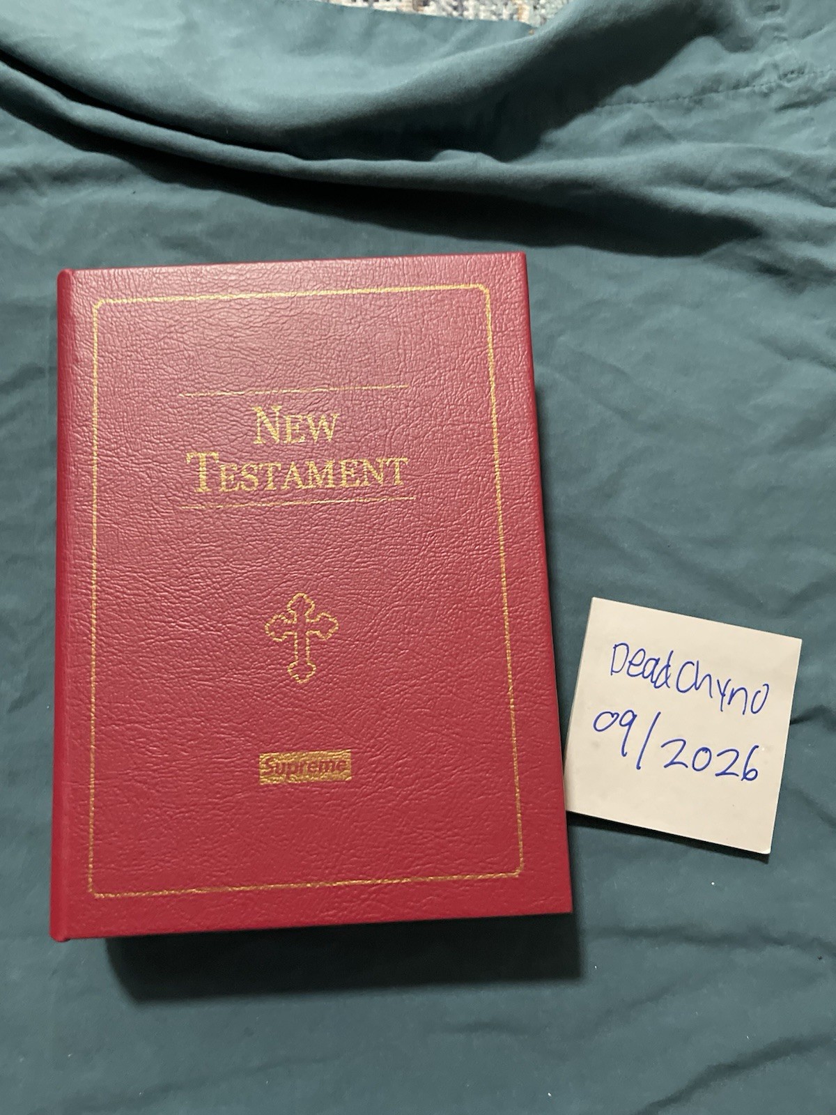 Supreme New Testament stash bible Supreme New Testament stash bible