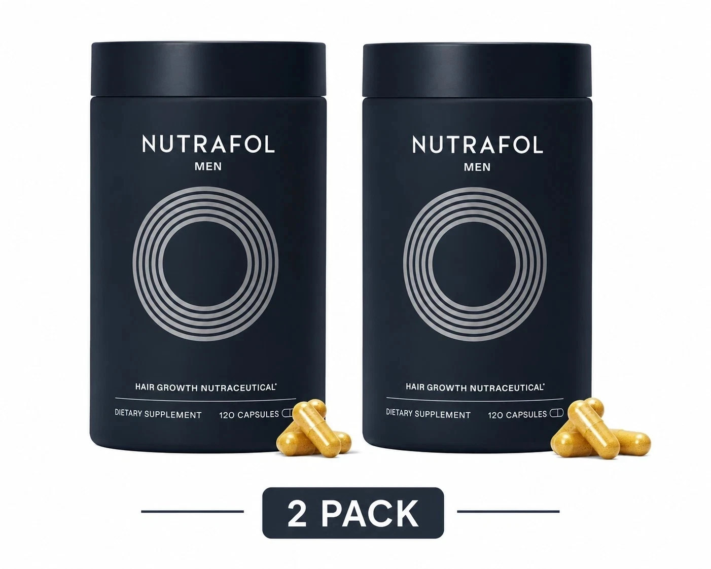 Nutraf0l Men Hair Growth Nutraceutical 240 Capsules 2 Bottle