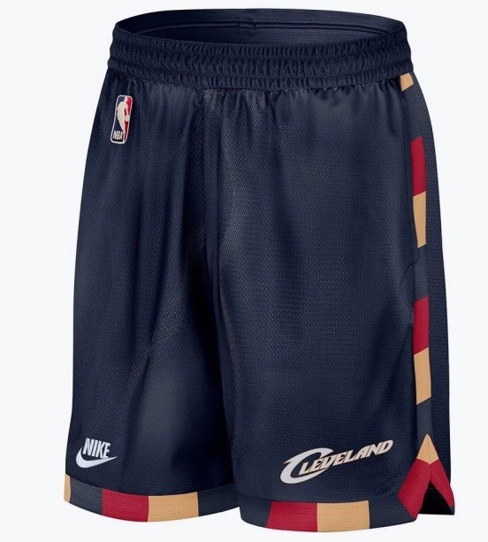 Nike Cleveland Cavaliers DNA Hardwood Classics 2025-2026 Men's navy shorts New Nike Cleveland Cavaliers DNA Hardwood Classics 2025-2026 Men's navy shorts New