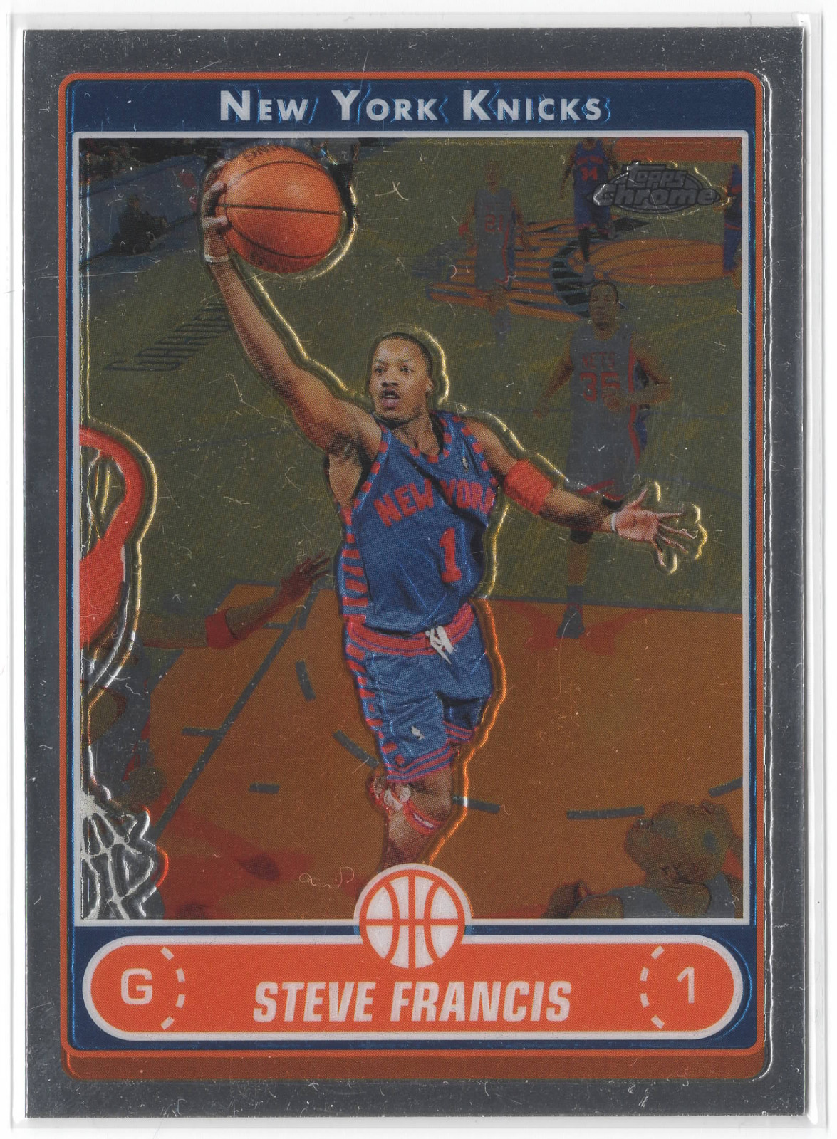 2006-07 Topps Chrome - Steve Francis #104 Refractor