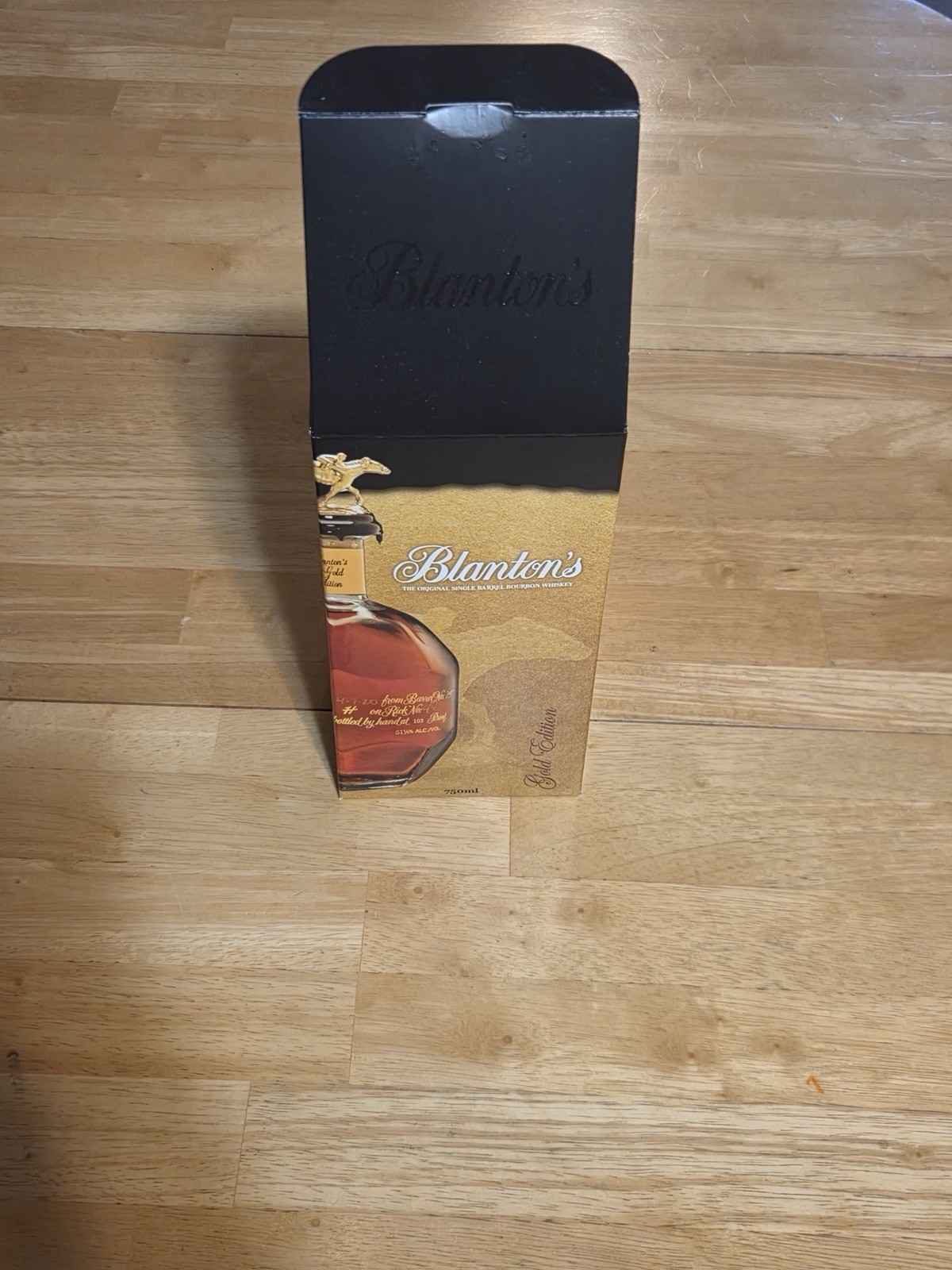 Blanton\'s Gold Bottle “S” Topper Bag Black With Gold Stitching Box All EMPTY Blanton\'s Gold Bottle “S” Topper Bag Black With Gold Stitching Box All EMPTY