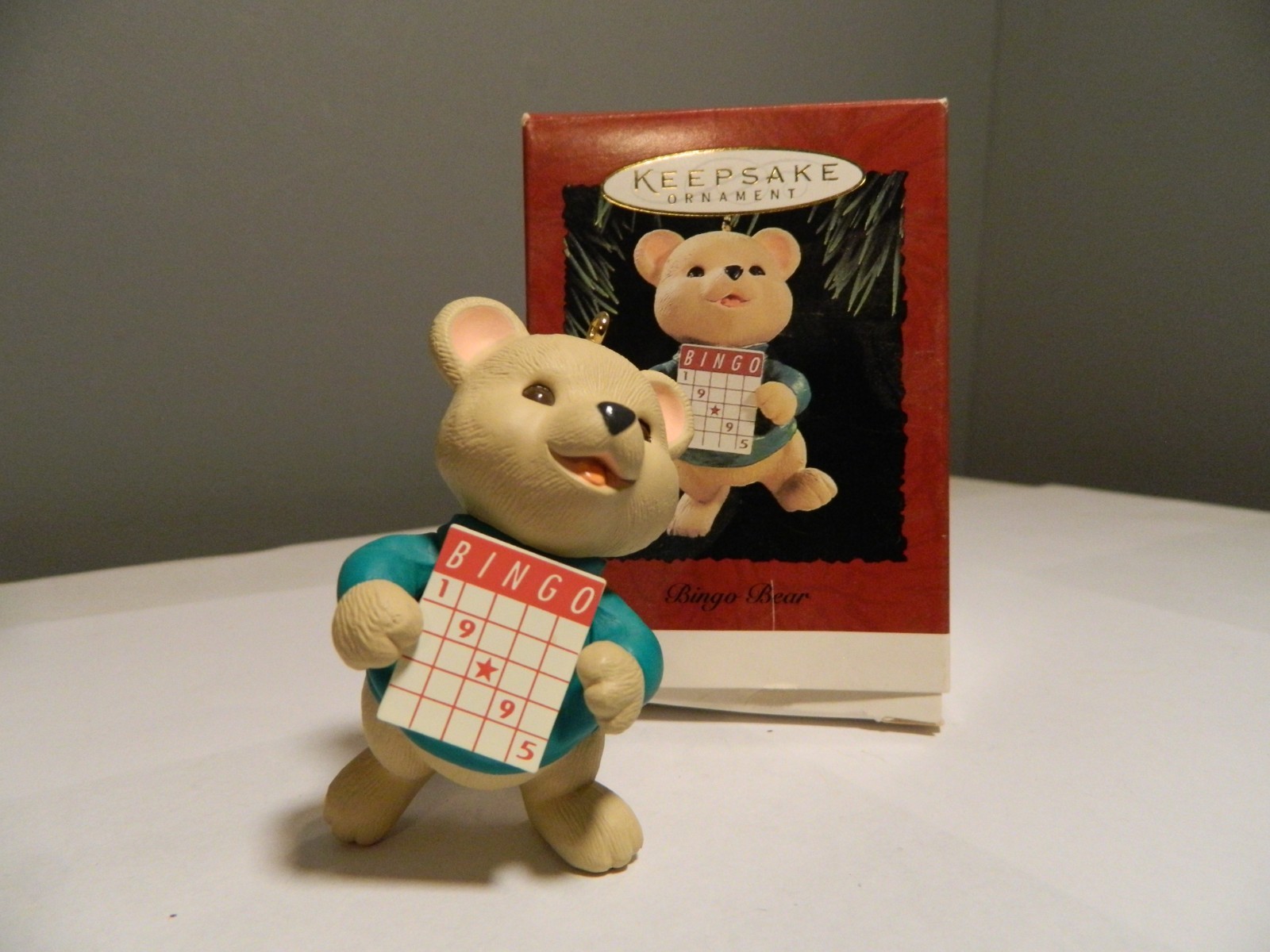 1995 Hallmark Keepsake Ornament BINGO BEAR