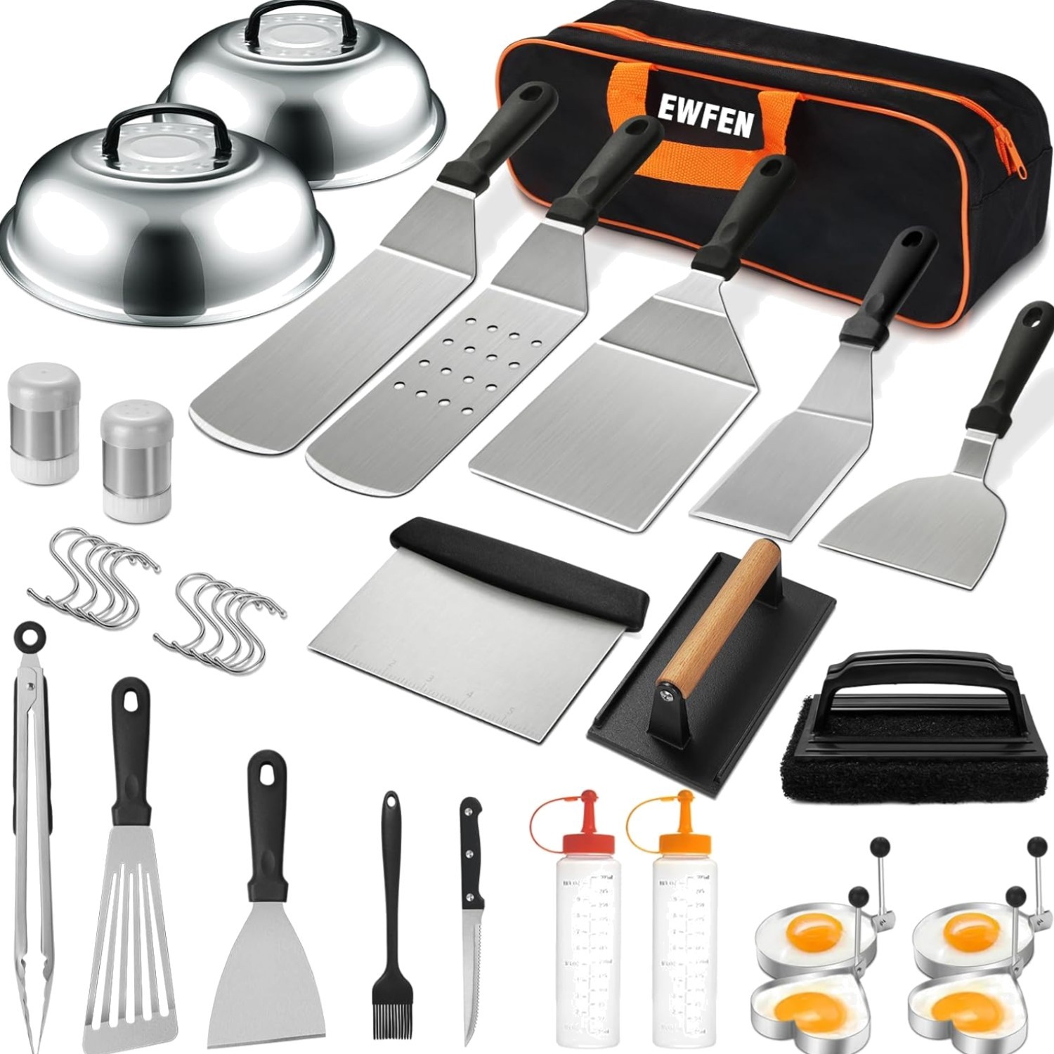 35PCS Griddle Accessories Kit, Flat Top Grill Accessories Set for Blackstone ... 35PCS Griddle Accessories Kit, Flat Top Grill Accessories Set for Blackstone ...