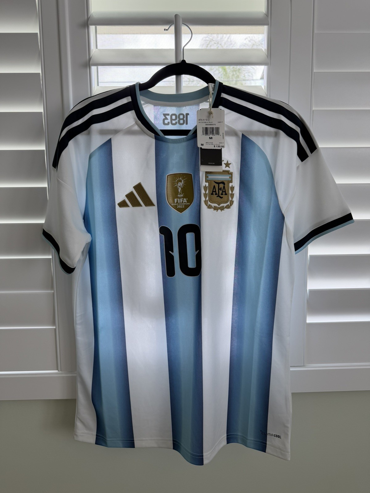 Adidas Lionel Messi Argentina Jersey #10 Adult Size Medium ~ New w/Tags ⚽️🇦🇷
