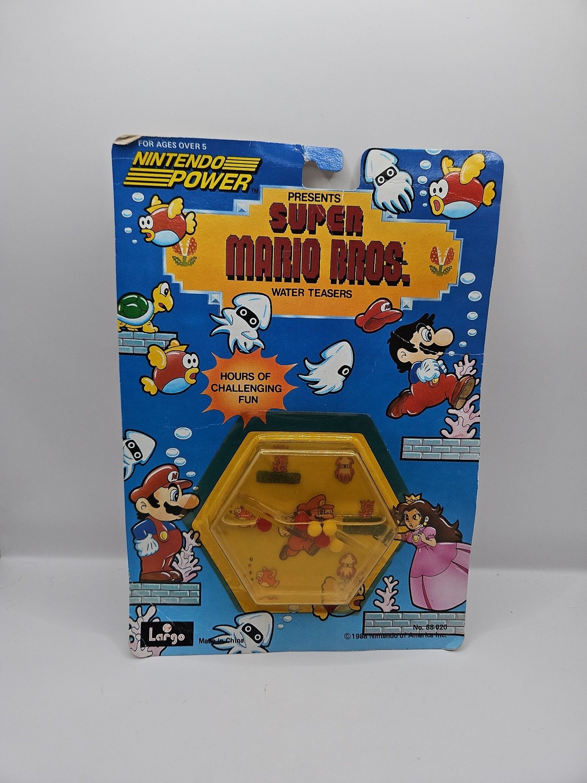 Largo Nintendo Power Super Mario Bros Water Teasers Water Game 1988 MPN vintage