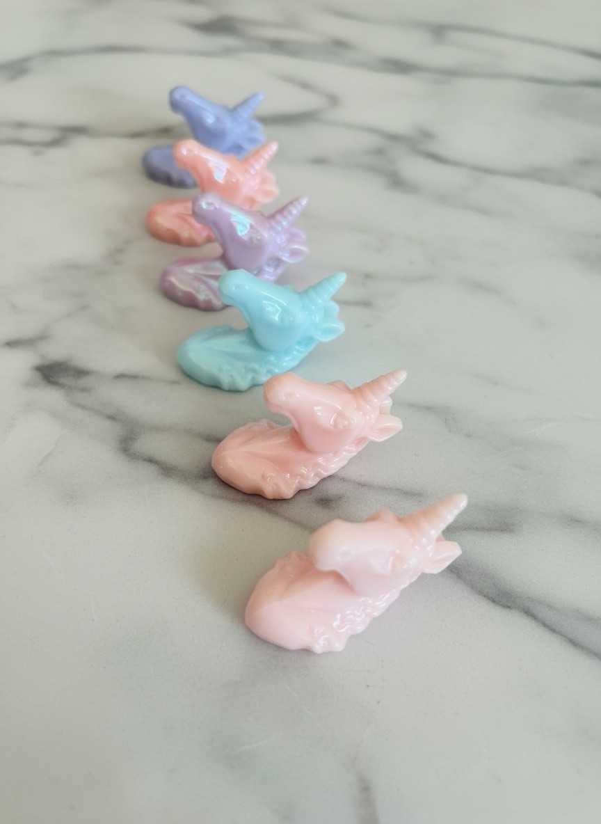 CJ HENDRY Pastel Beads Unicorn Full Set of 6 RARE NEW EXCLUSIVE