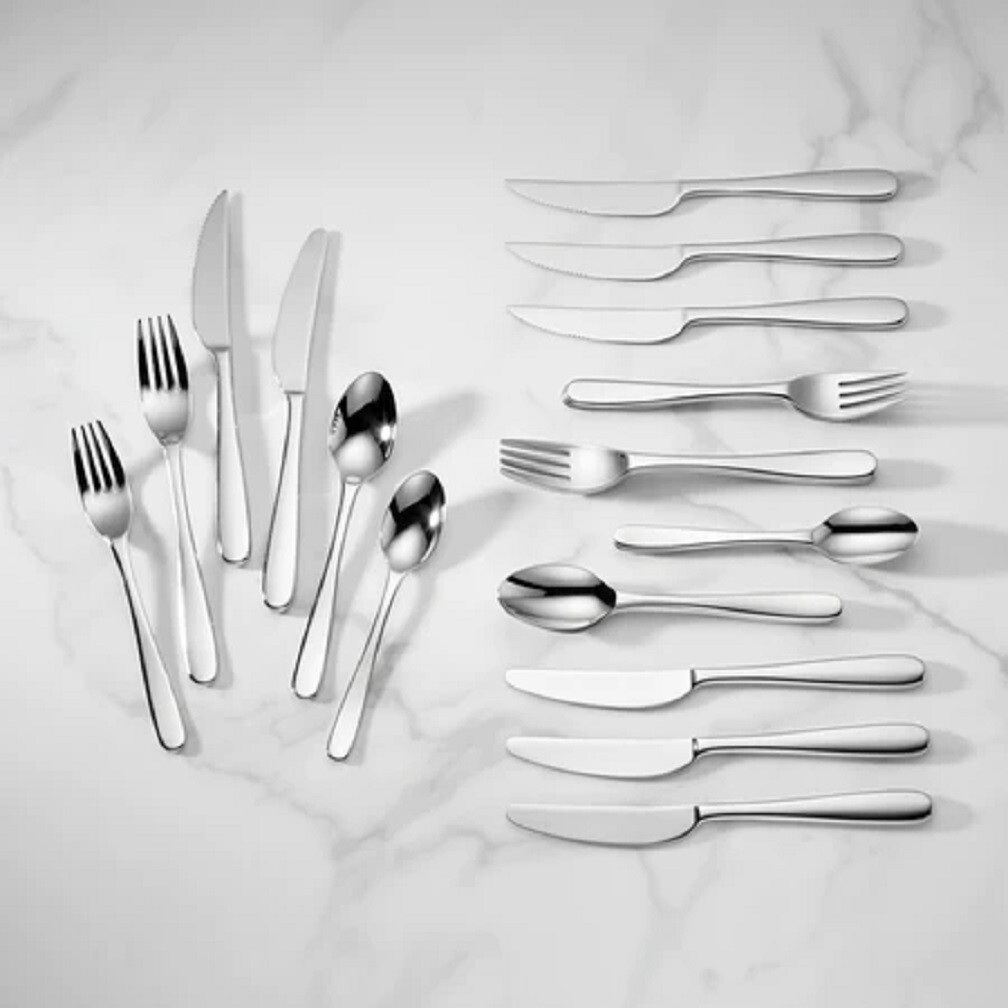 Lenox   BAYFRONT DRIVE / STRATTON    - 18/10 Stainless 24pc. Flatware Set 