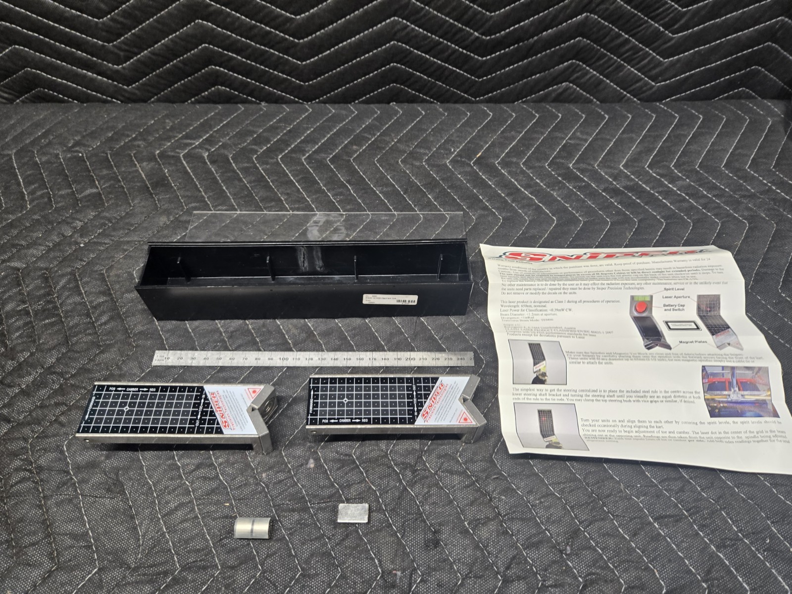 Sniper V2 Inox Laser Alignment Gauge Kart Racing Chassis Aligner Karting