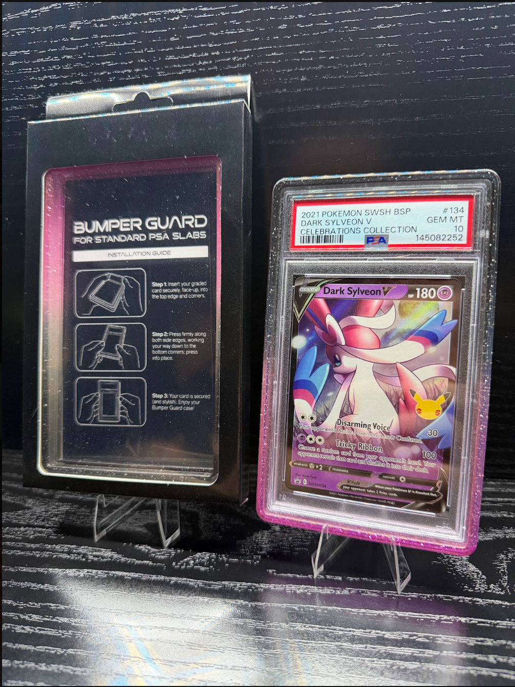 [45+ Options] PSA Graded Slab Guard/ Slab Shield with TPU PC Protector Stackable