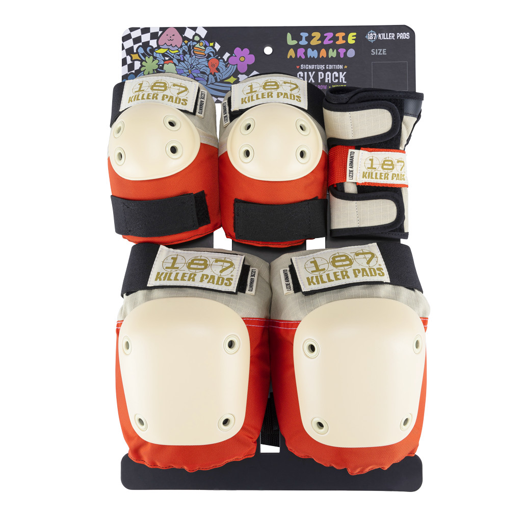 187 Six Pack Pad Set Adult LIZZIE Orange