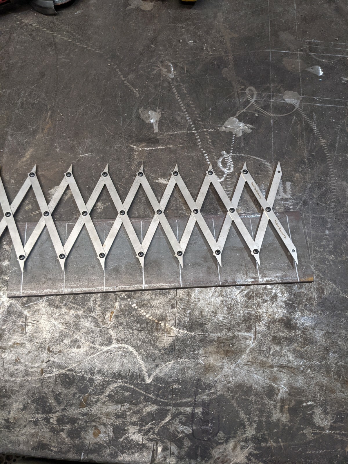 Picket Master Pro the equal spacing layout tool.