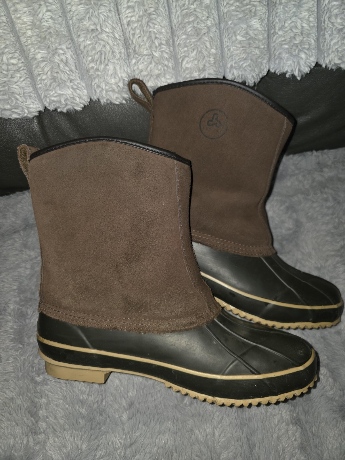 Vintage Pro Line Duck Boots Mens Size 10 Suede Waterproof 200g Thinsulate