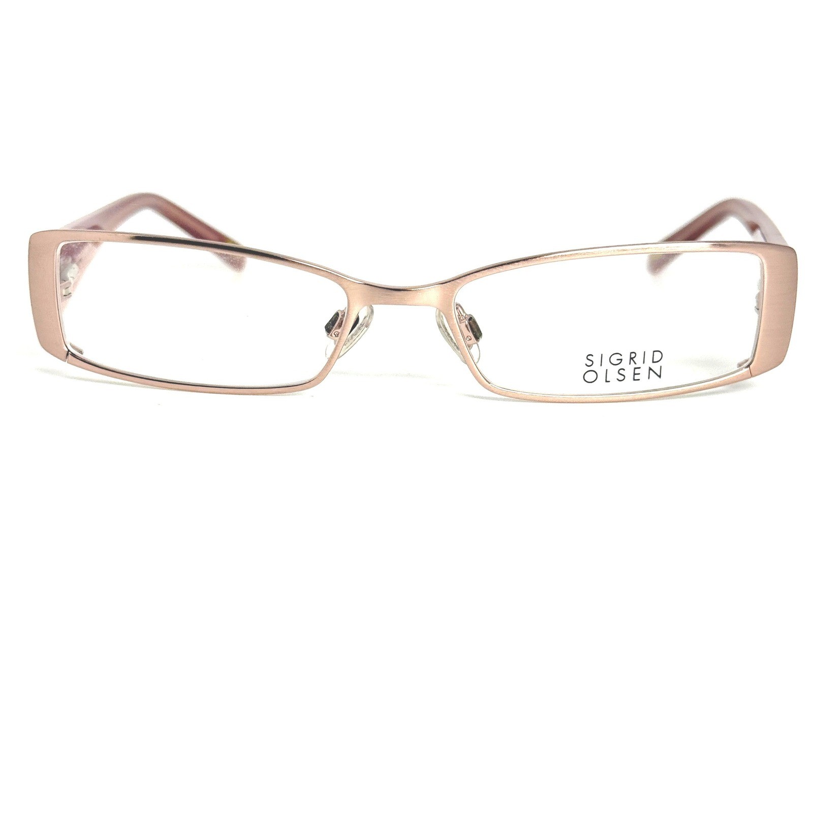 Sigrid Olsen SO 103 Blush Rose Eyeglasses Frames 135mm Rectangular Pink Womens