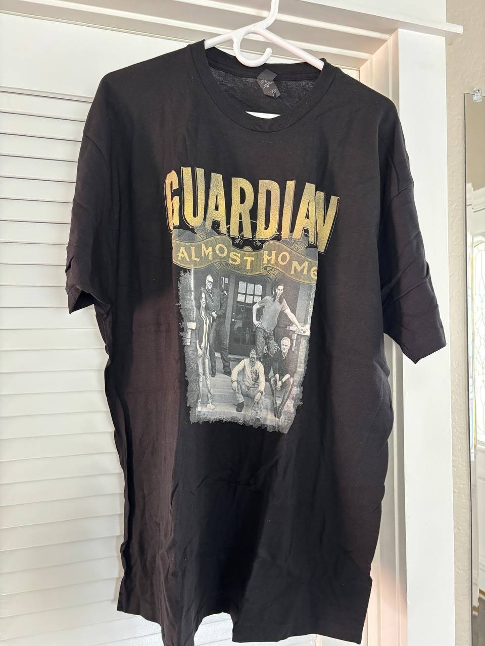 Vintage Guardian T-Shirt Almost Home Tour Christian Rock Band Black Size XXL New