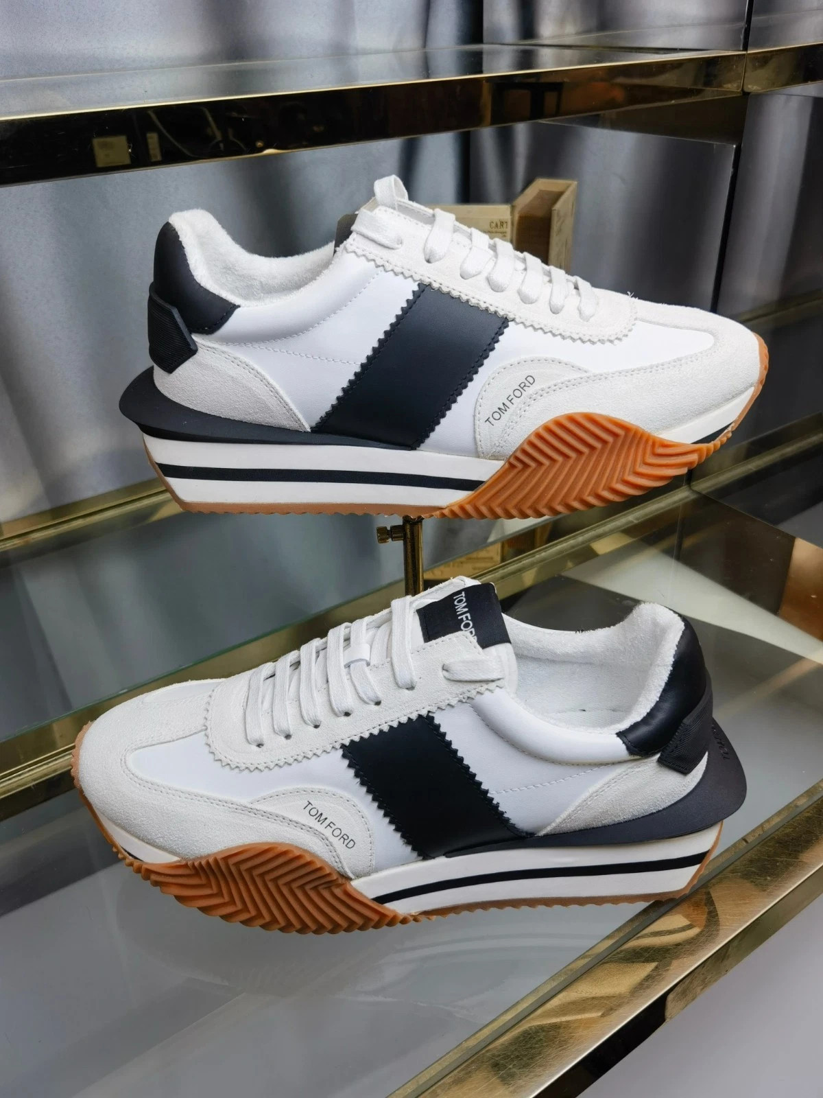 TOM FORD White Black James Men Casual 
