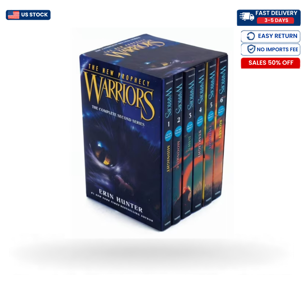 Warriors New Prophecy Complete Series 1-6 Paperback ISBN 9780062367150 Warriors New Prophecy Complete Series 1-6 Paperback ISBN 9780062367150