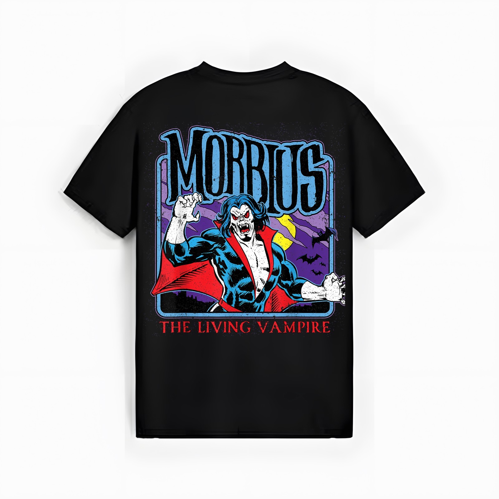 Marvel Monsters Morbius the Living Vampire Retro Halloween T-Shirt