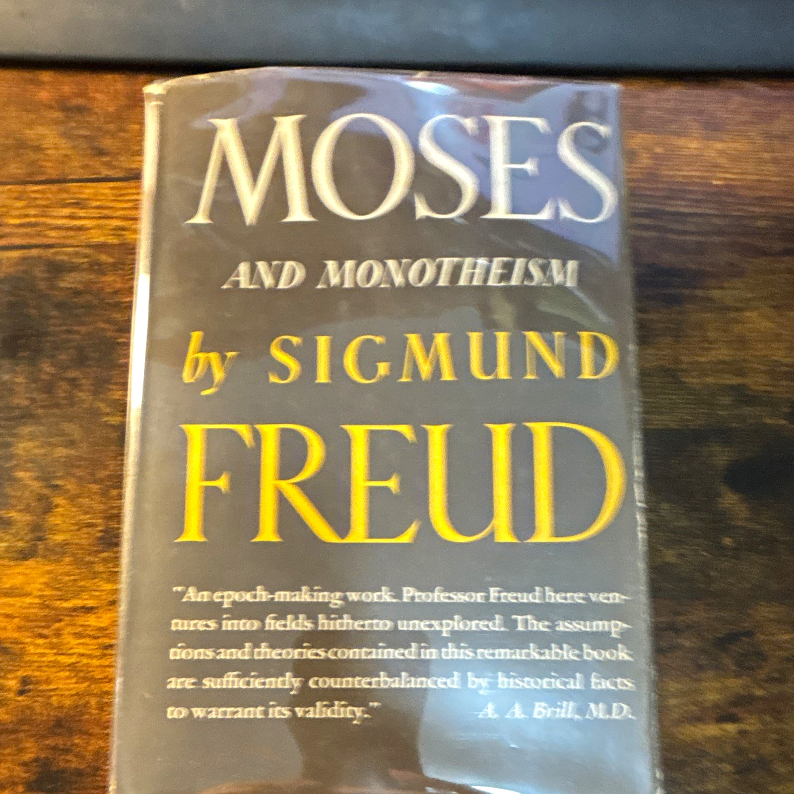 Moses and Monotheism by Sigmund Freud (1949, Hardcover) DJ Alfred A. Knopf Moses and Monotheism by Sigmund Freud (1949, Hardcover) DJ Alfred A. Knopf