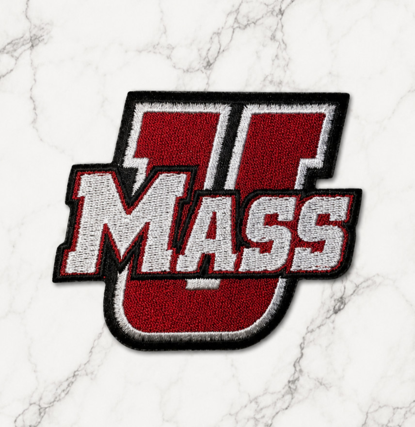 UMASS MINUTEMEN NCAA EMBROIDERED IRON ON PATCH 3\
