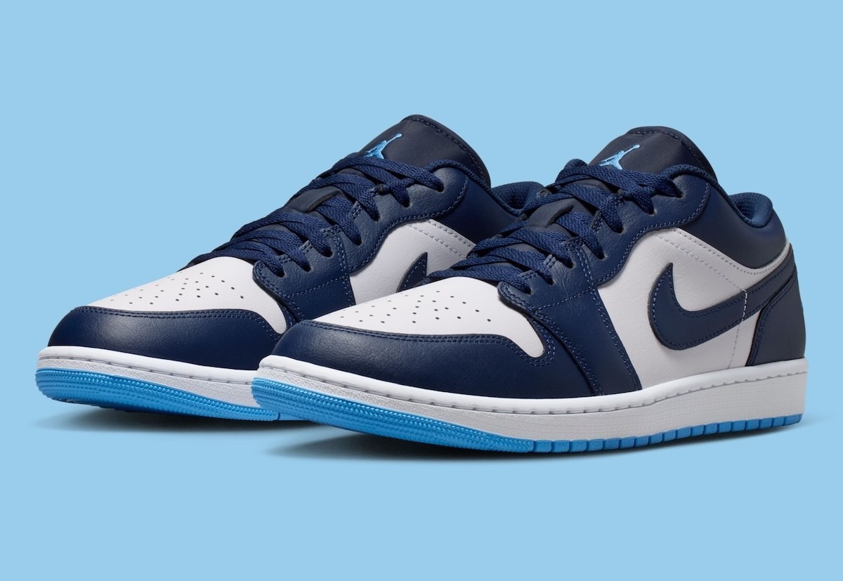 Nike Air Jordan 1 Low Midnight Navy University Blue 553558-404 Men\'s Shoes NEW Nike Air Jordan 1 Low Midnight Navy University Blue 553558-404 Men\'s Shoes NEW