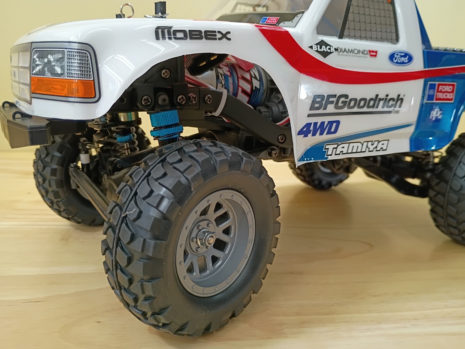 Custom Build Tamiya 1/10 RC CC-02 4WD Trail Truck+Painted Ford Baja Body+HopUps 