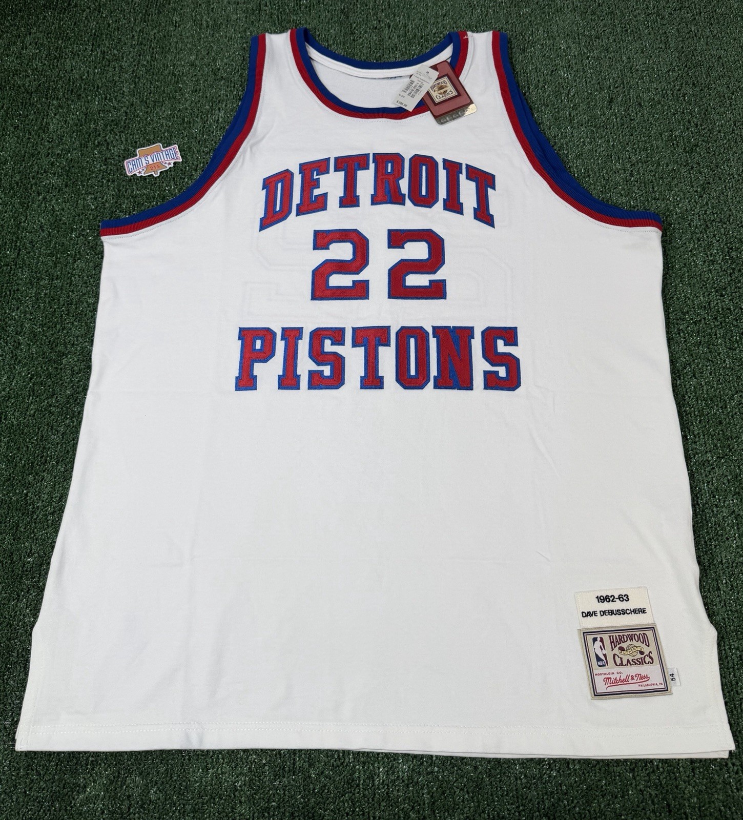 VTG Dave DeBusschere Detroit Pistons 1962-63 Authentic Mitchell & Ness Jersey 54 VTG Dave DeBusschere Detroit Pistons 1962-63 Authentic Mitchell & Ness Jersey 54