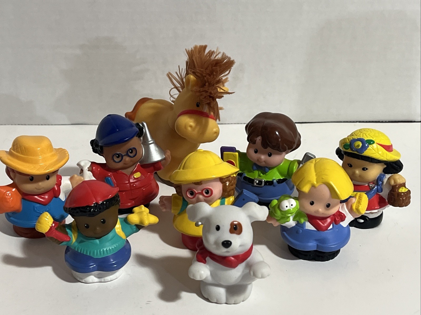 Lot Of 9 Piece Little People Miniature People Figurines Toys Learning Figures Lot Of 9 Piece Little People Miniature People Figurines Toys Learning Figures