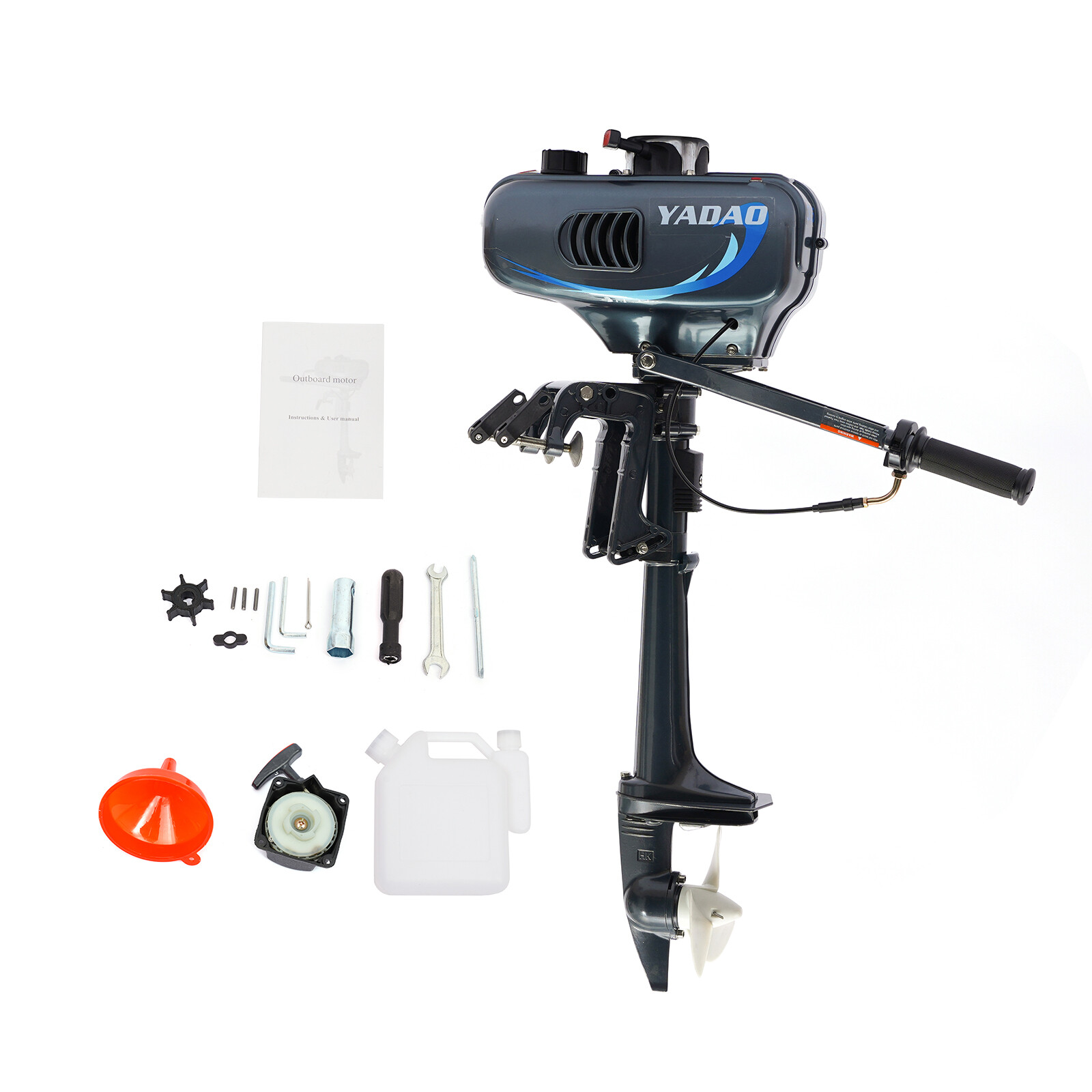 HANGKAI 2-18/HP Outboard Motor 2/4 Stroke Fishing Boat Engine Water/Air Cooling