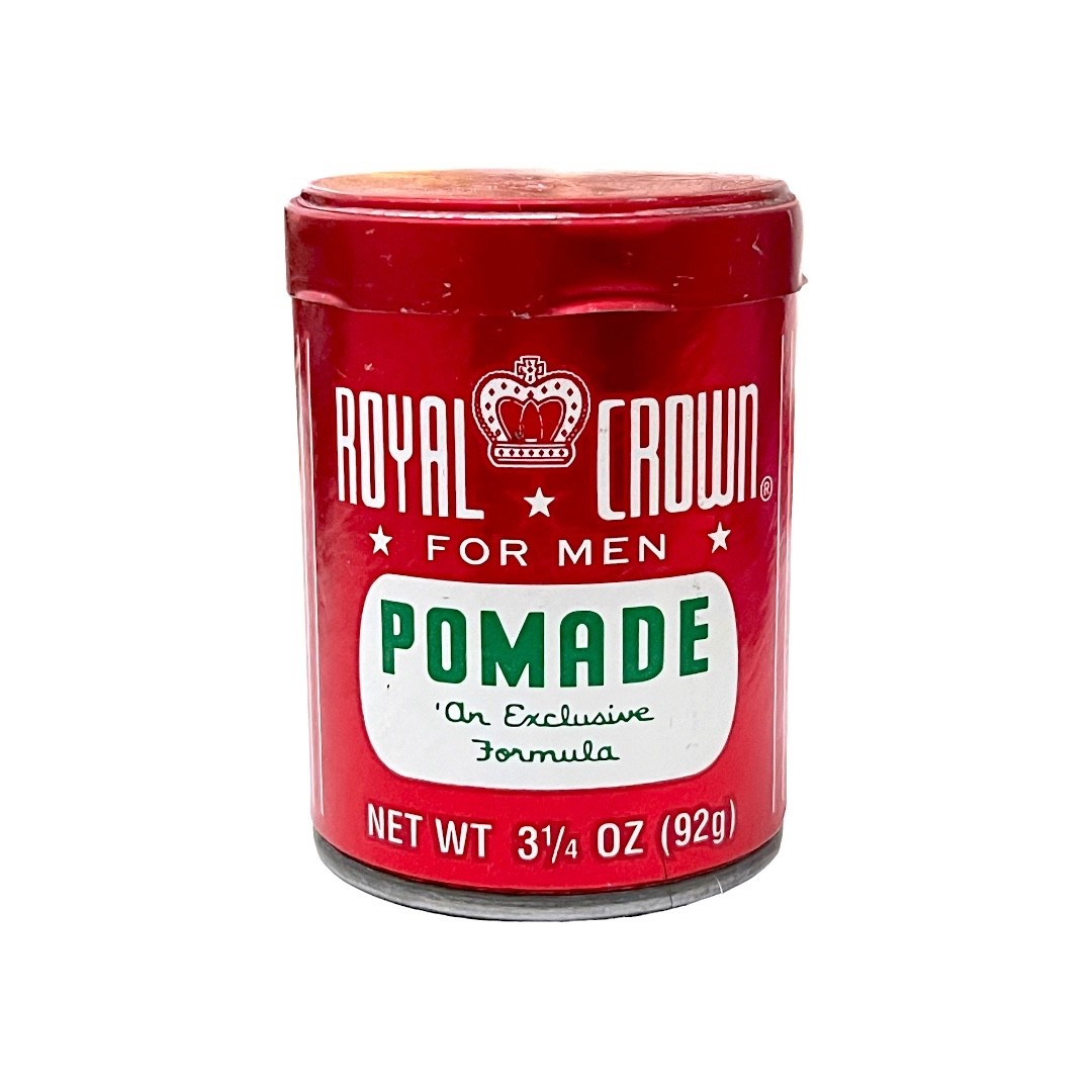 Vintage Royal Crown Pomade Hair Dressing Cardboard Container Metal Lid 3.25 oz Vintage Royal Crown Pomade Hair Dressing Cardboard Container Metal Lid 3.25 oz