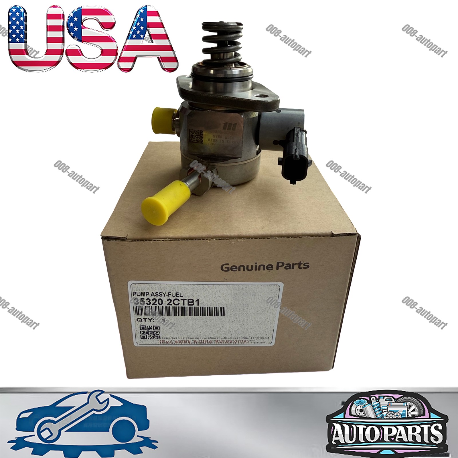NEW For High Pressure Fuel Pump 353202CTB1 Genesis G70 Kia Stinger 2.0L 2018-21