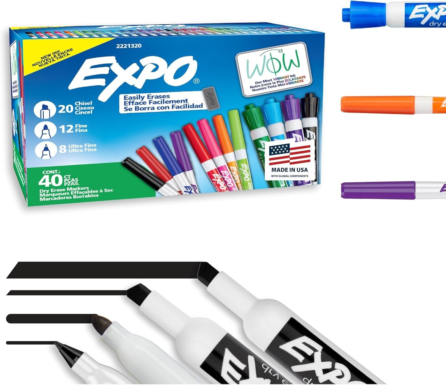 Dry Erase Markers Ultimate Pack, Chisel, Fine, Ultra Fine, Mixed Tips, Assort... Dry Erase Markers Ultimate Pack, Chisel, Fine, Ultra Fine, Mixed Tips, Assort...