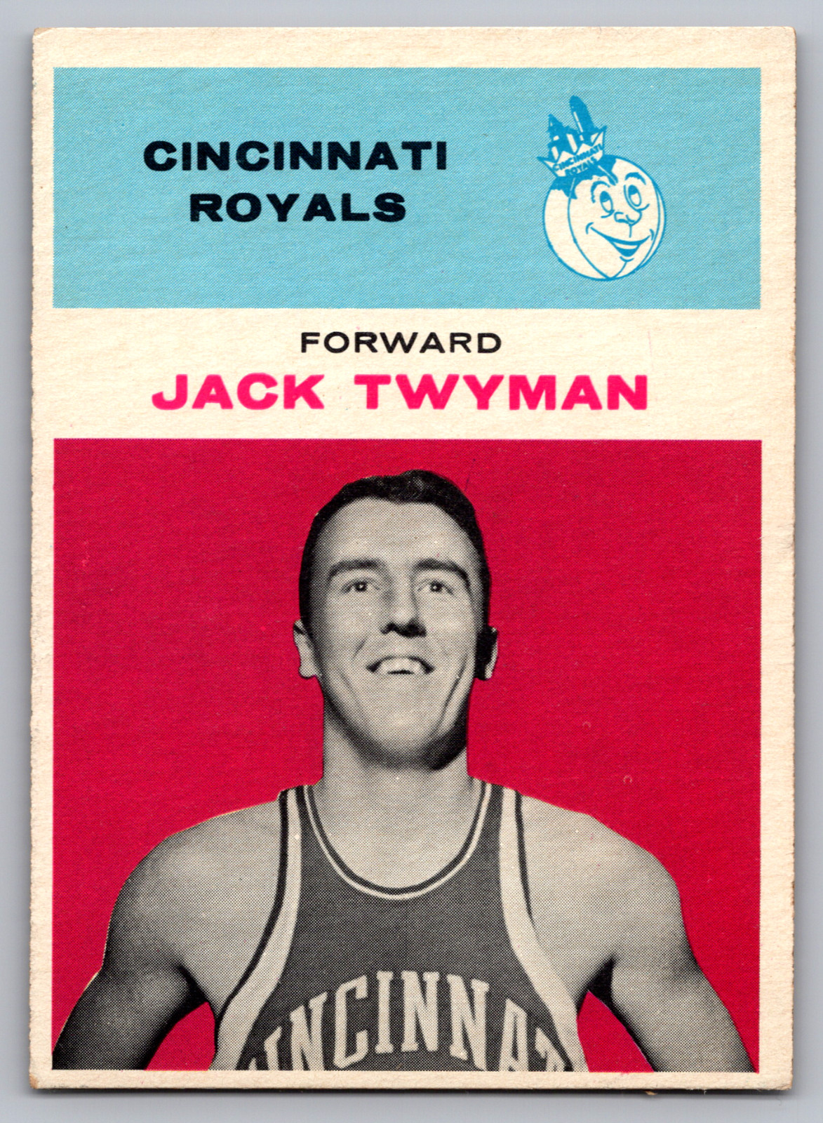 1961-62 FLEER #42 JACK TWYMAN CINCINNATI ROYALS