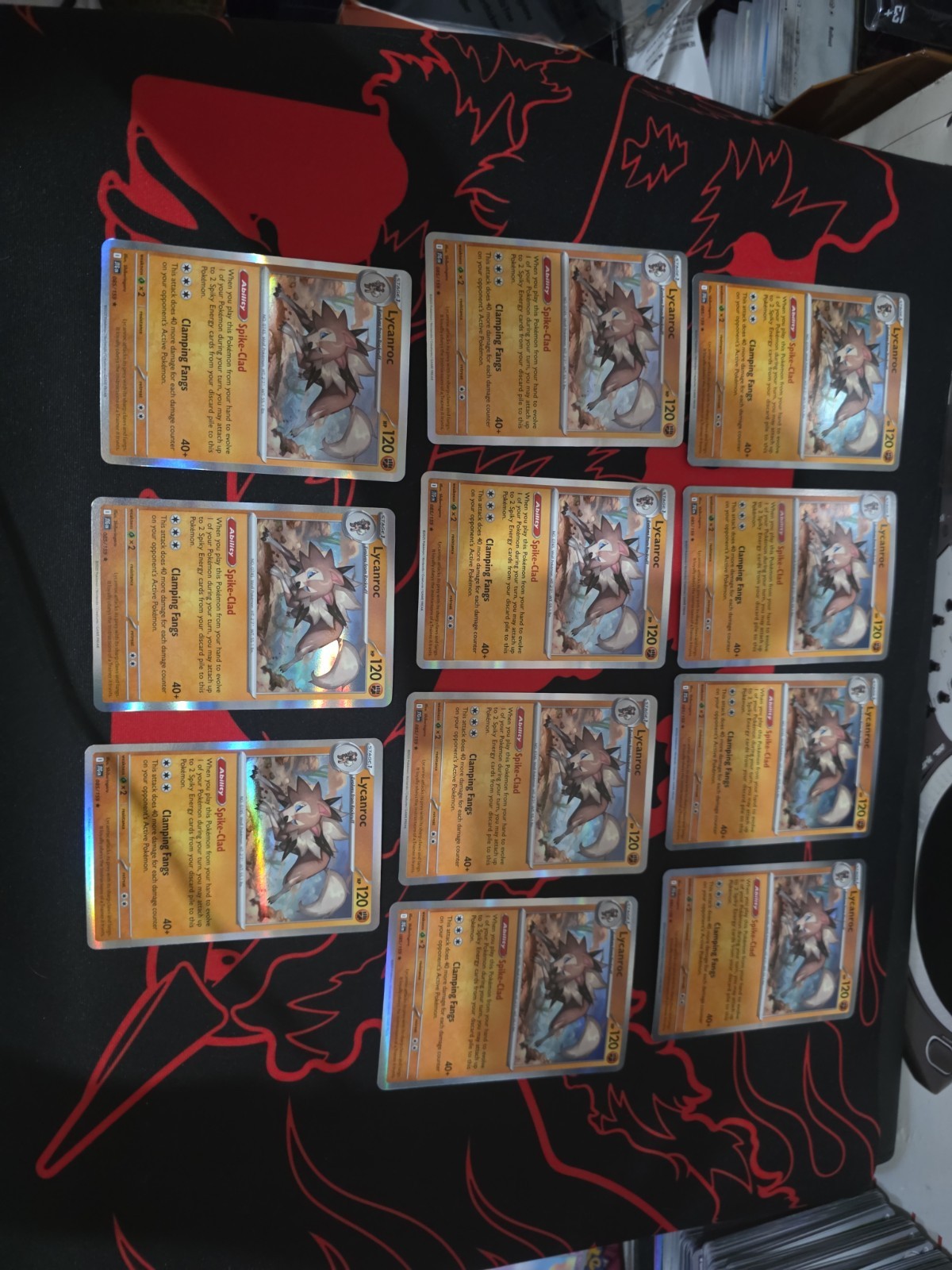 Pokemon Lycanroc 085/159 Sv09: Journey Together  Holo Lot X11